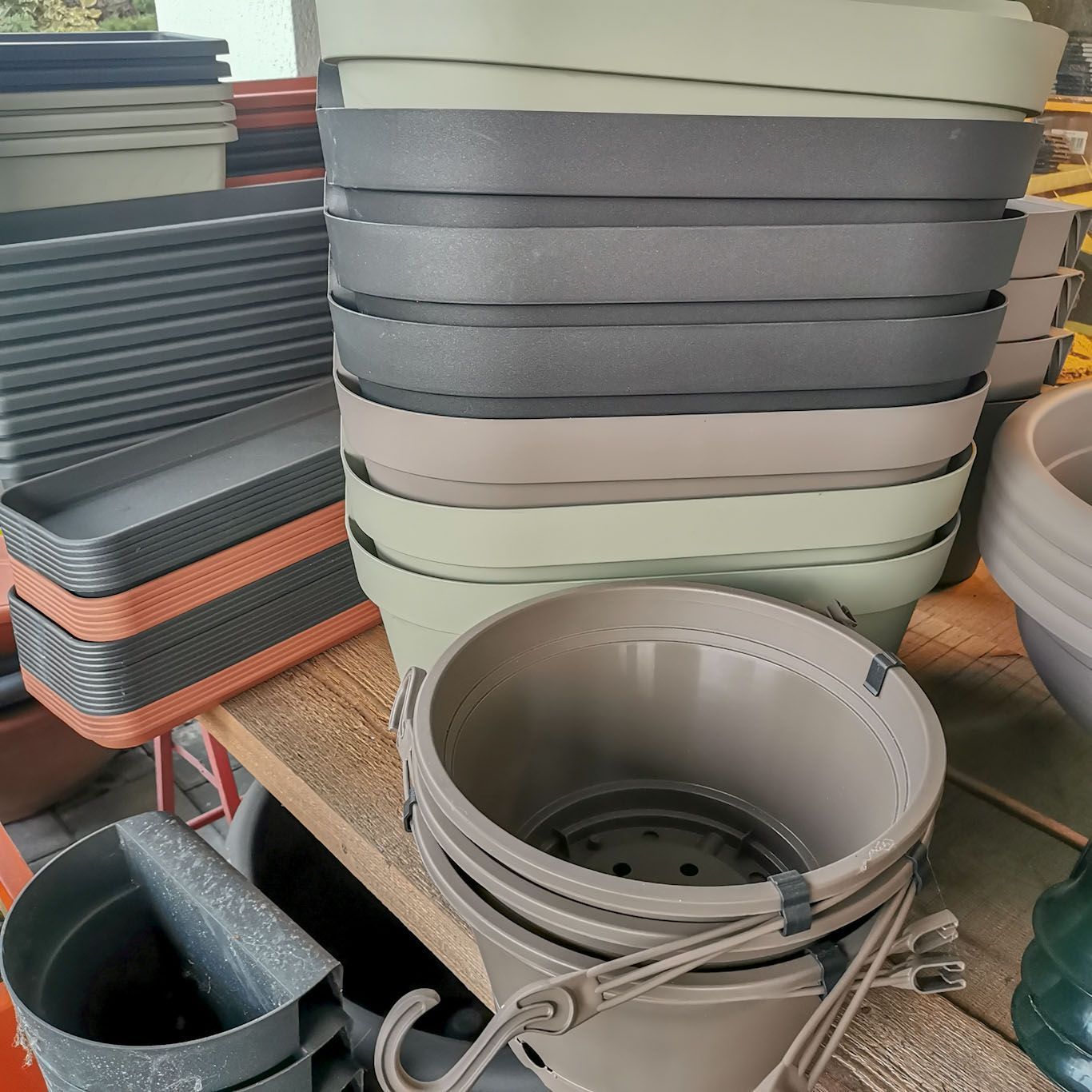 aus recyceltem Material