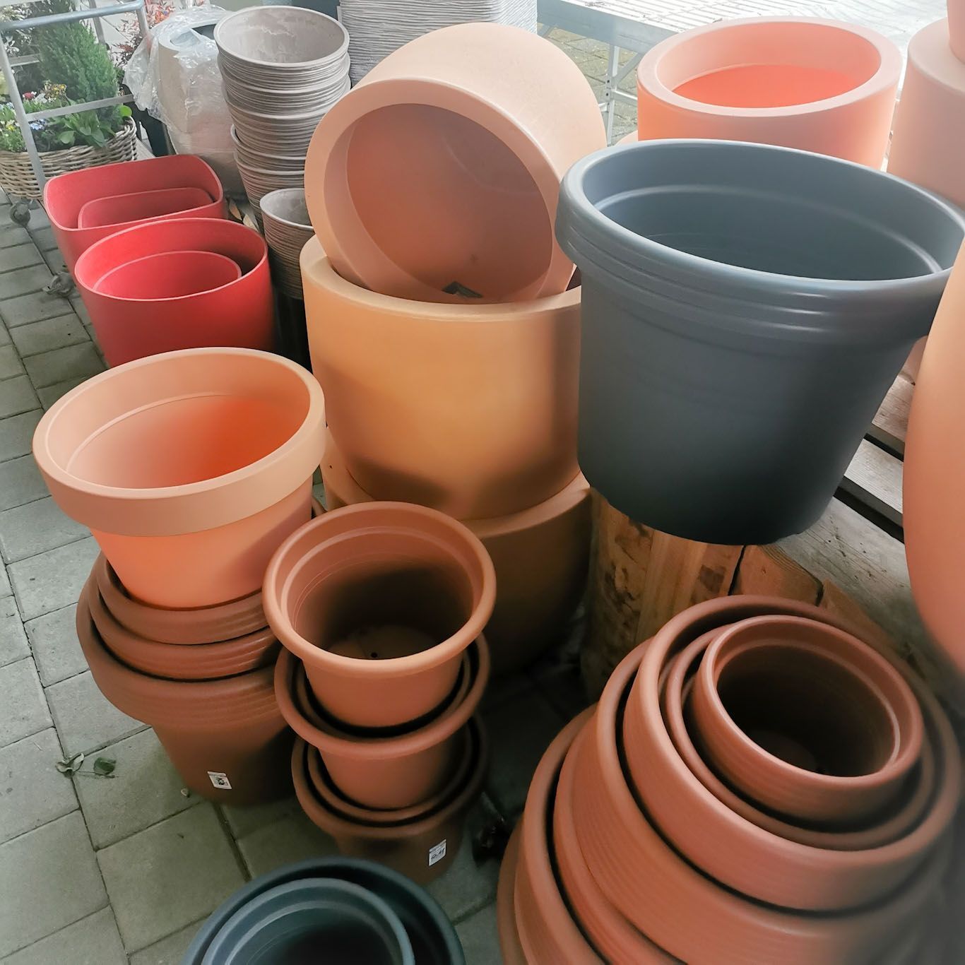 aus recyceltem Material