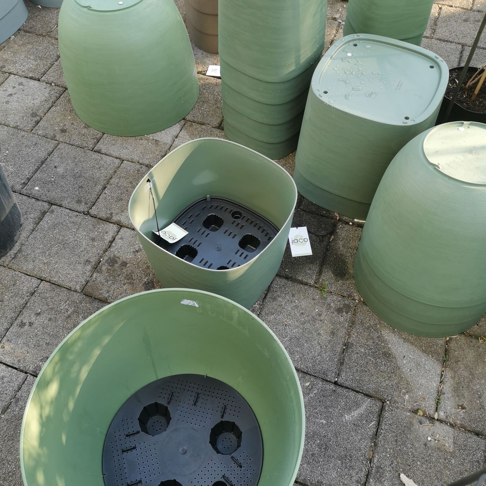 aus recyceltem Material