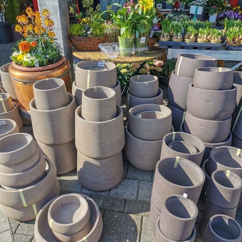 aus recyceltem Material