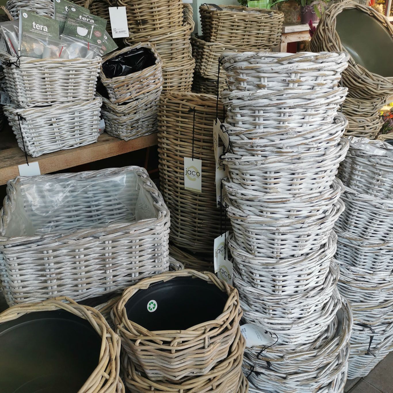 aus recyceltem Material