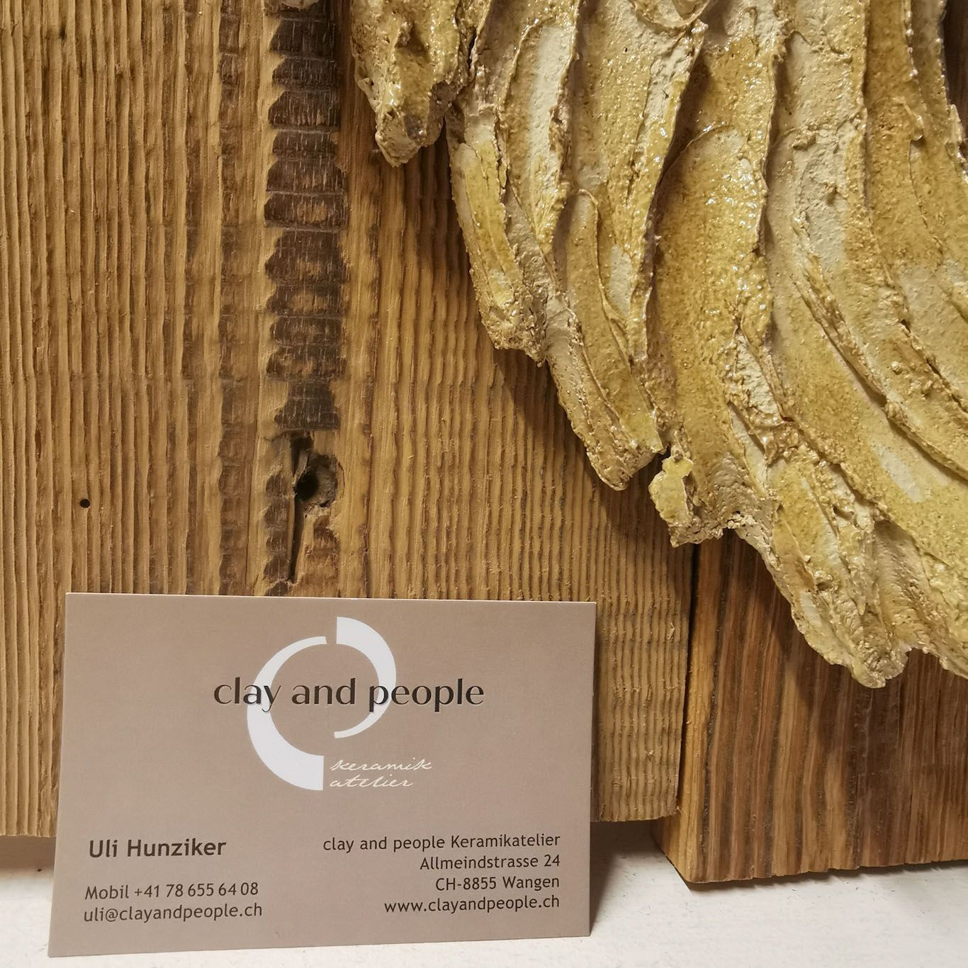 Keramikwerk von Uli Hunziker