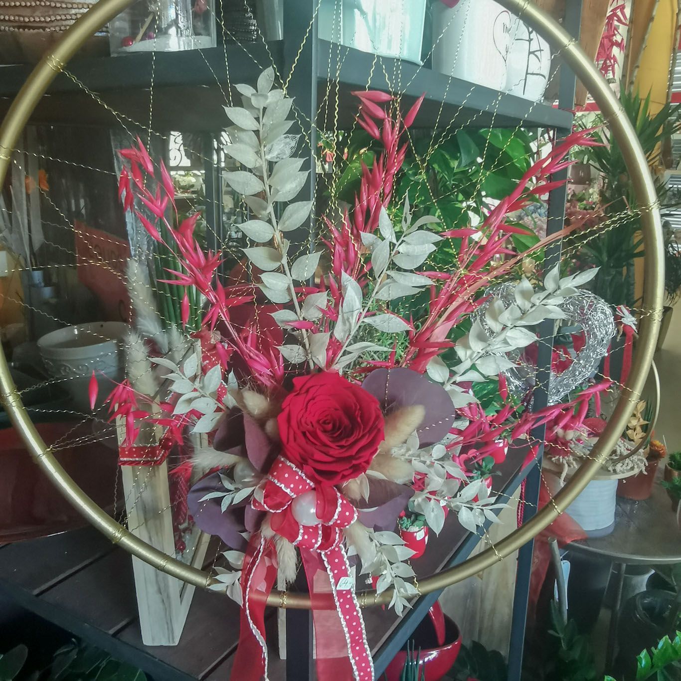 Grabschmuck mit Schleife