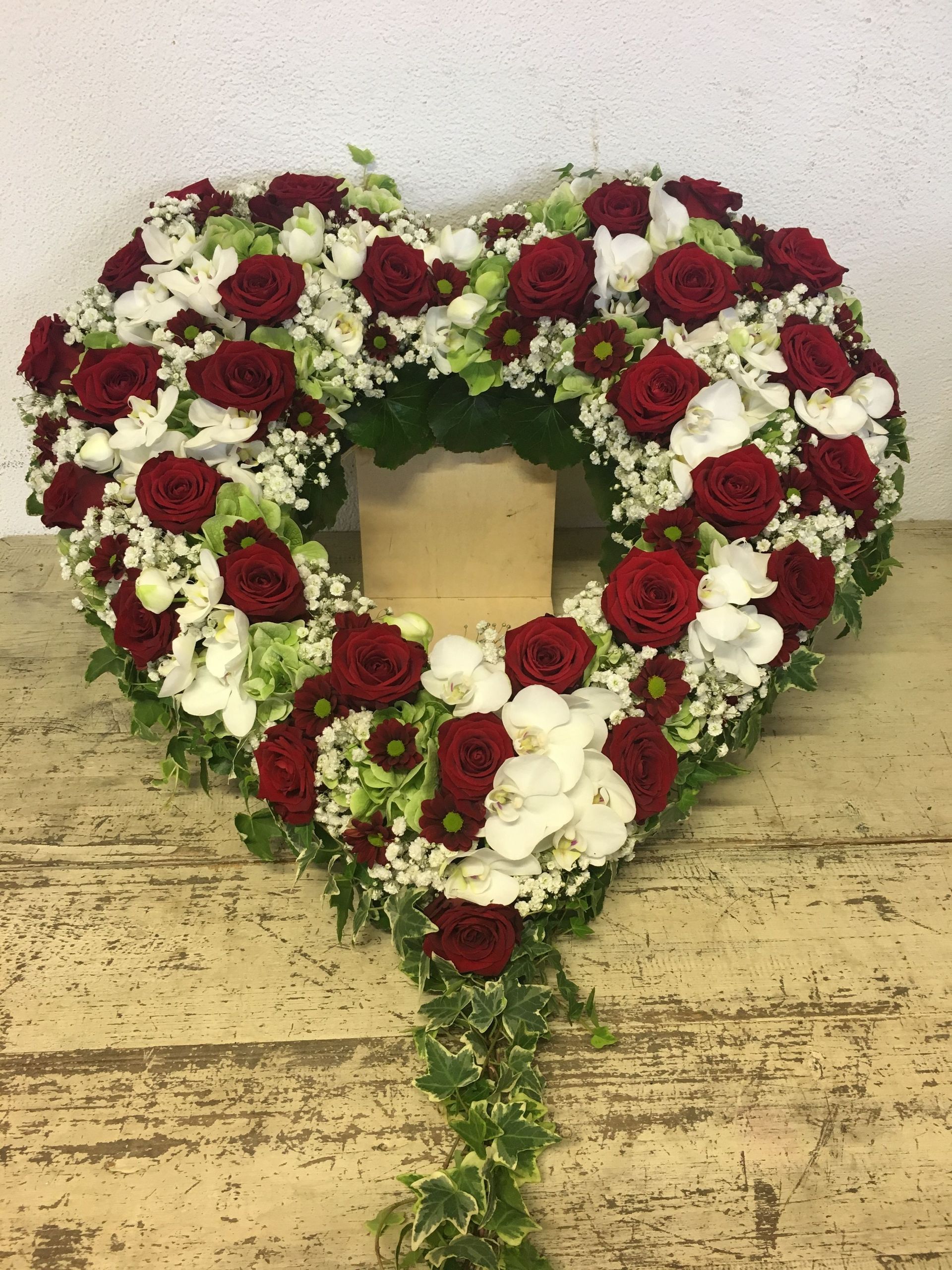 Urnenherz, Grabschmuck, Urnenschmuck