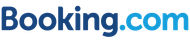 Booking.com logo in blue text on a white background