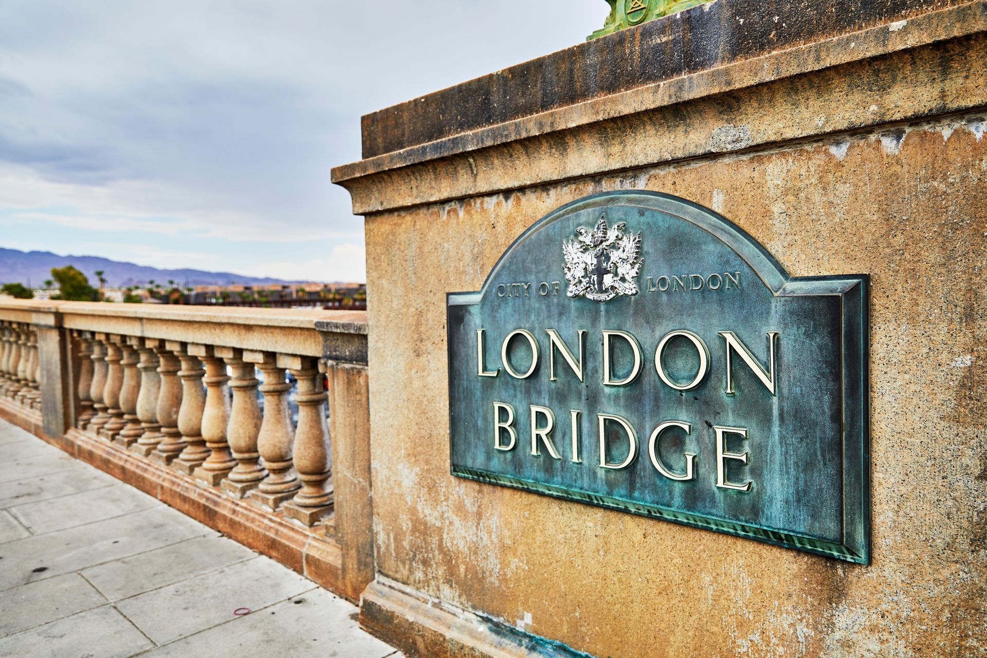 The London Bridge at Lake Havasu City, Arizona