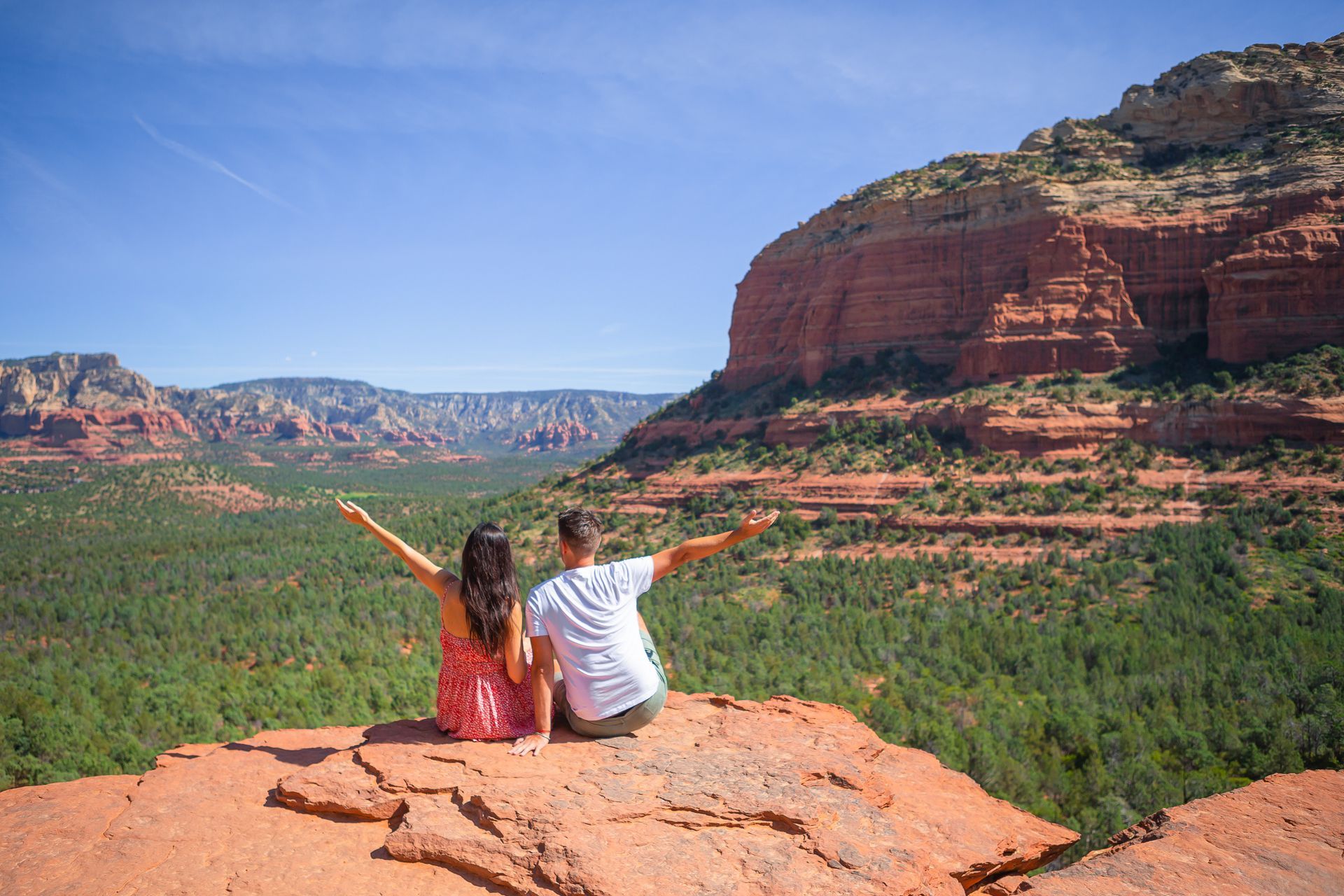Enjoying the weather and view in Arizona.