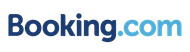 Booking.com logo in blue text on a white background
