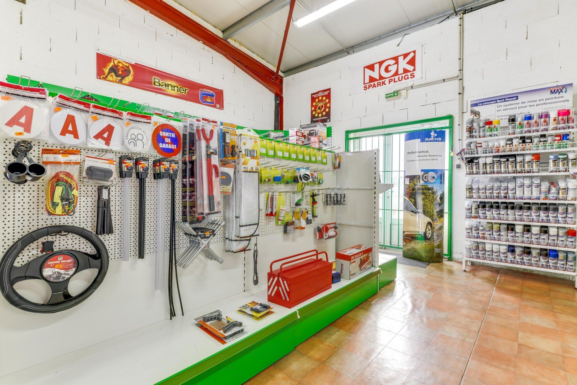 Vente d'accessoires de peinture