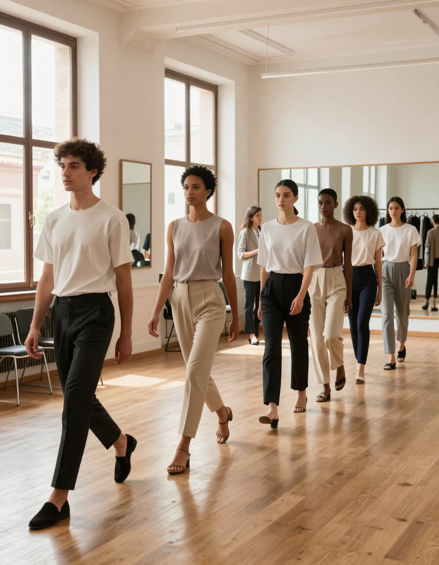 Alumnas en clase de modelaje en la escuela de Granada