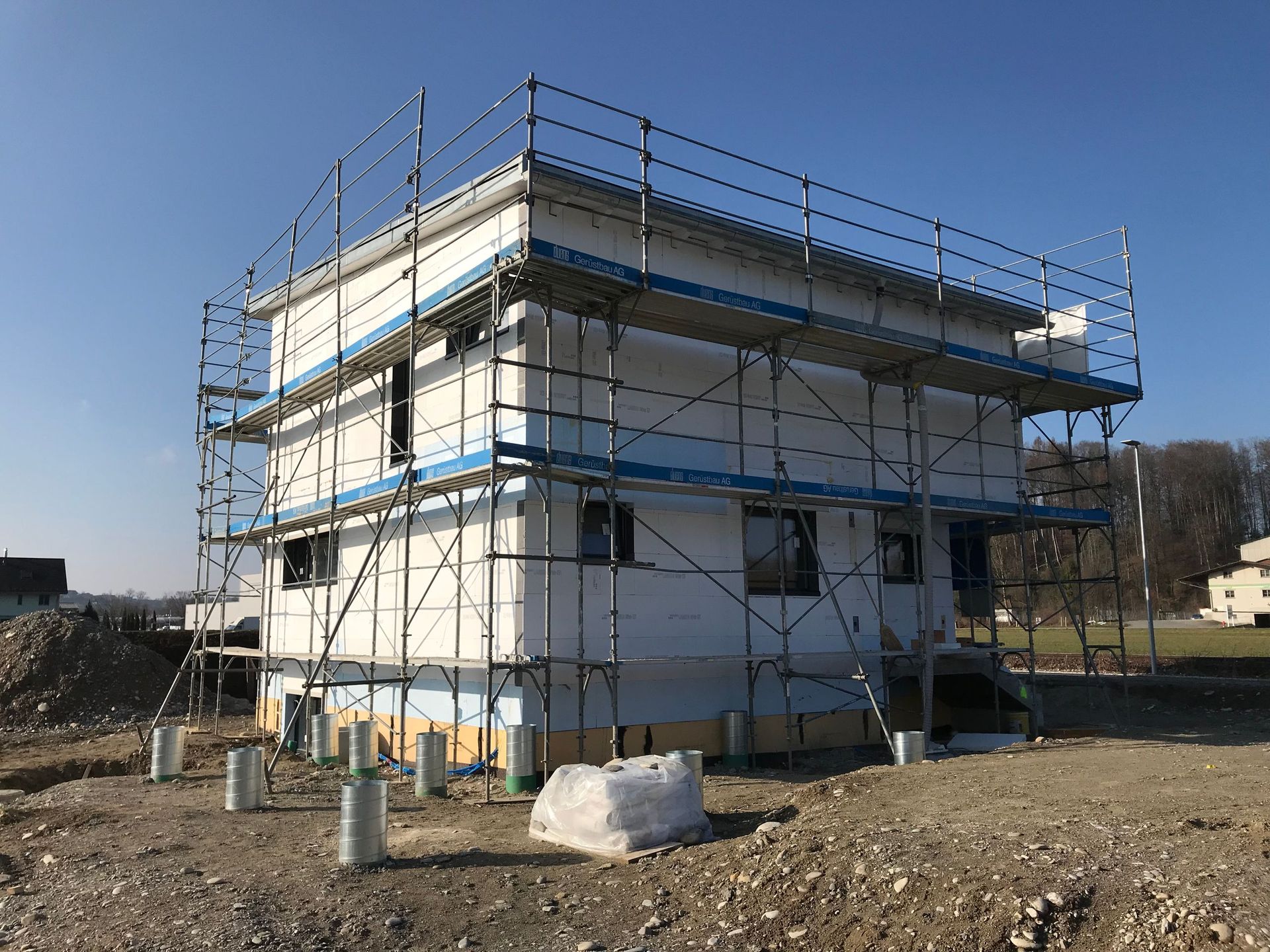 Aussenwärmedämmung Einfamilienhaus - G. Padula GmbH