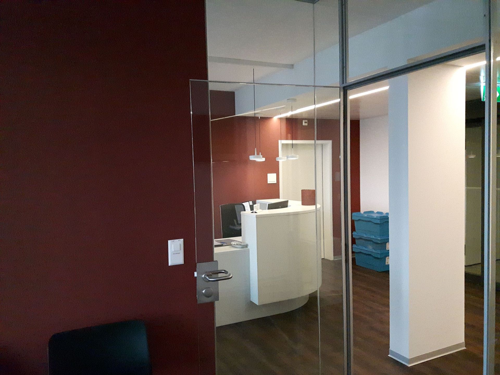 Glasfasertapeten und Farbkonzept Brustzentrum Hirslanden.2 - G. Padula GmbH