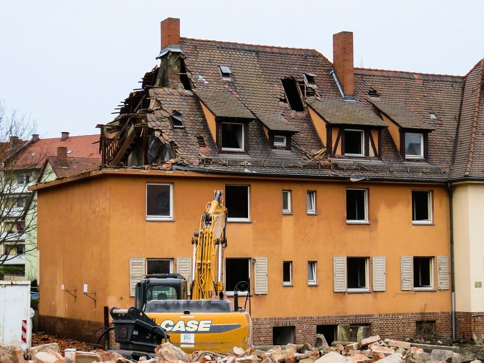 Maison en cours de rénovation extérieure