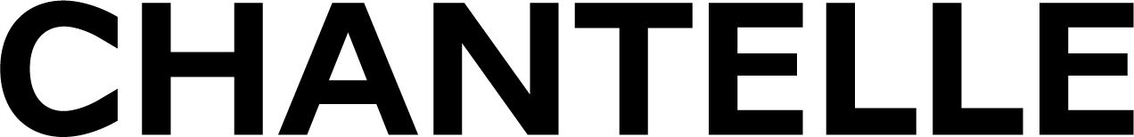 Das Wort „CHANTELLE“ in fetter schwarzer Schrift.