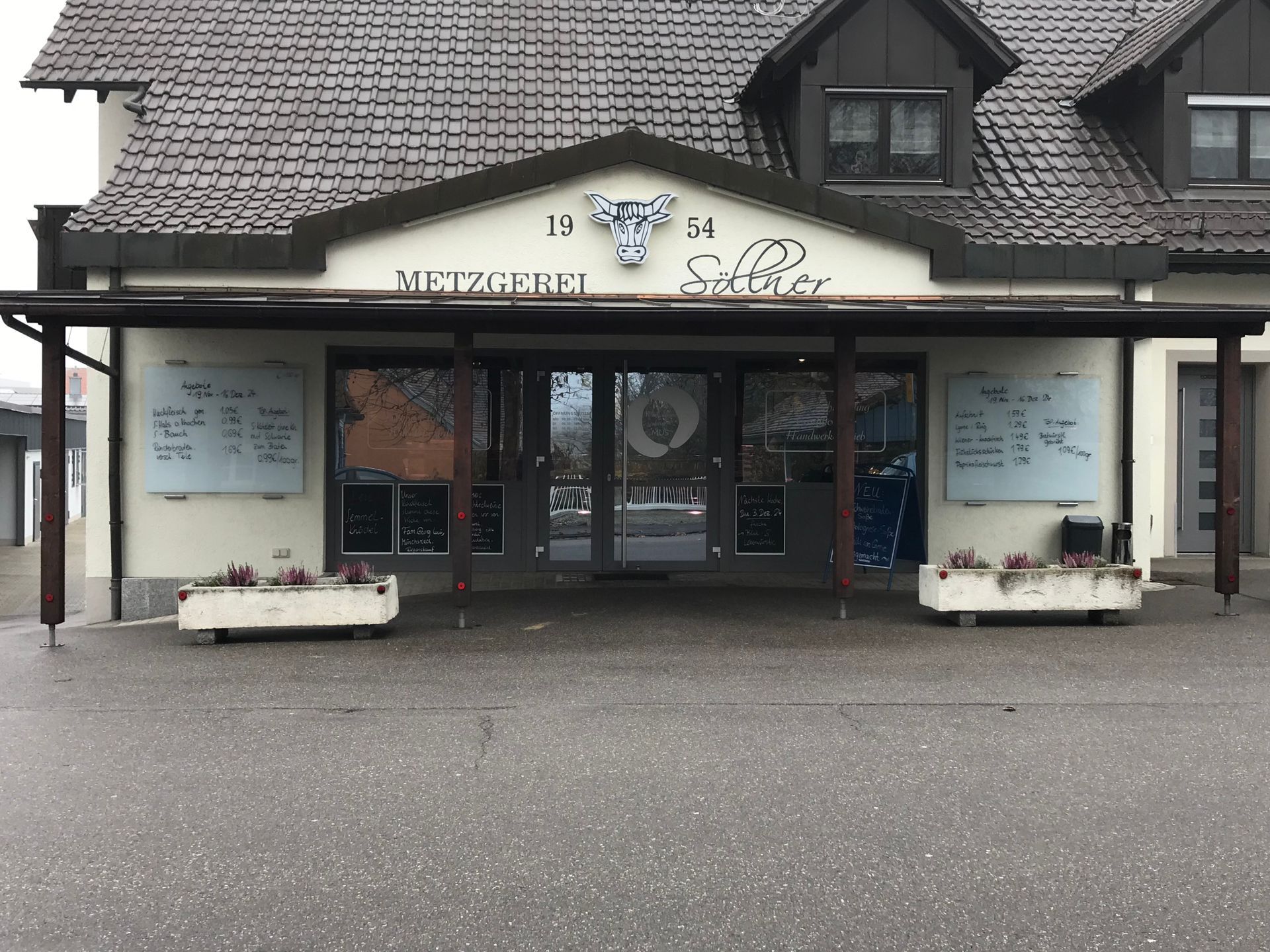 Ladenlokal der Metzgerei Söllner in Maxhütte-Haidhof
