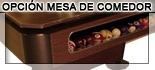 Primer plano de una mesa de billar con marco de madera oscura y un compartimento lleno de bolas. El texto en la parte superior dice 