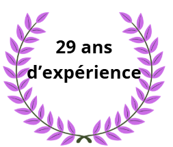 Logo 28 ans d'expérience