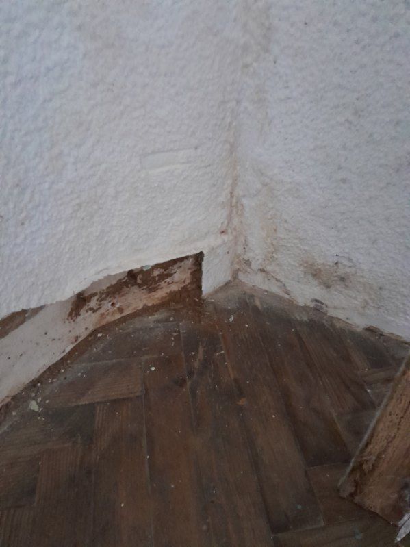 Mur avant rénovation