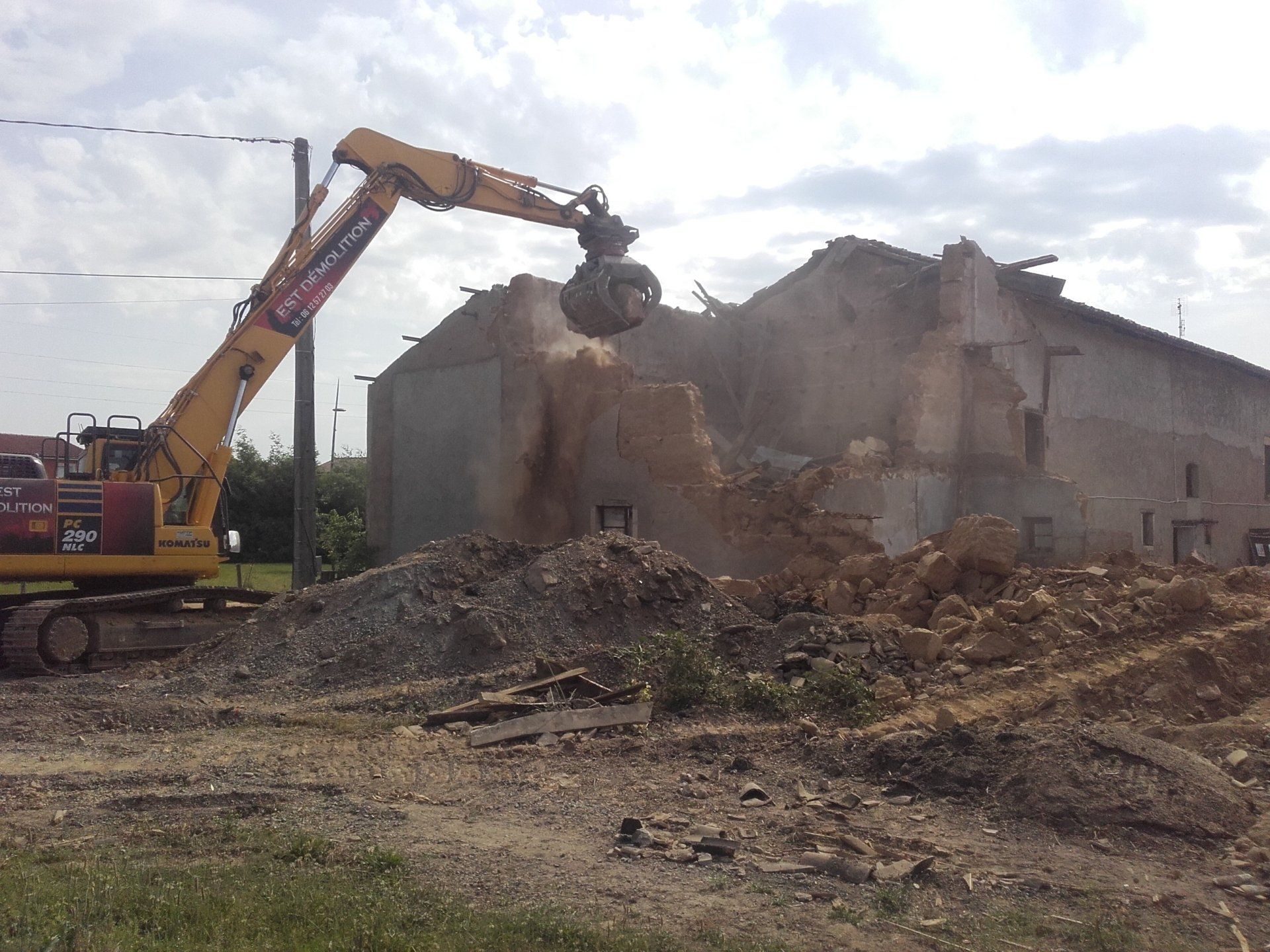 Maison en démolition