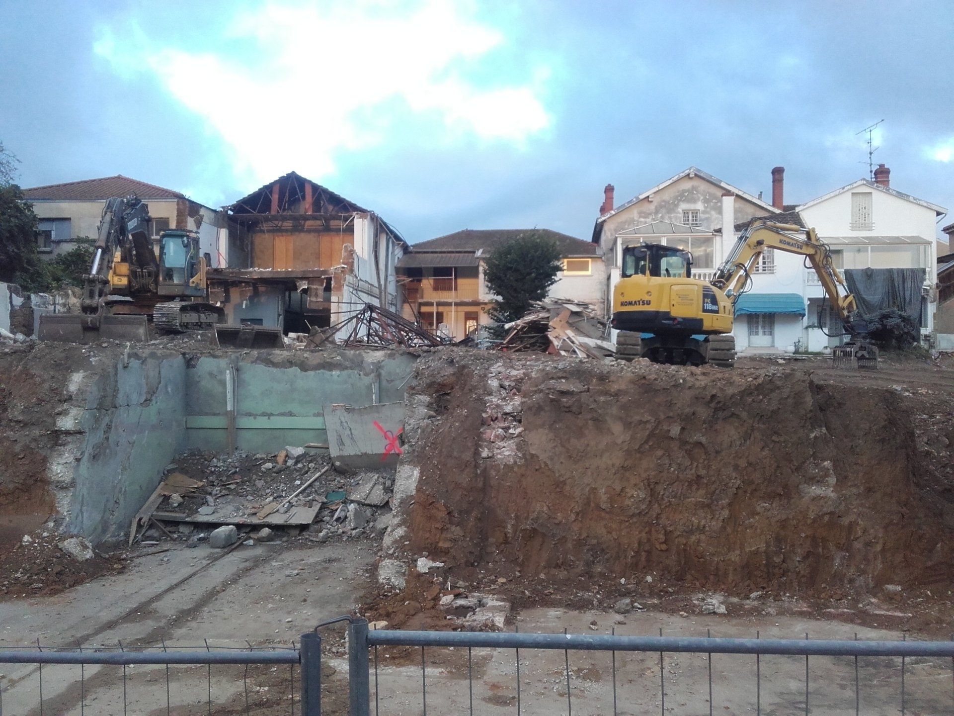 Démolition de bâtiment