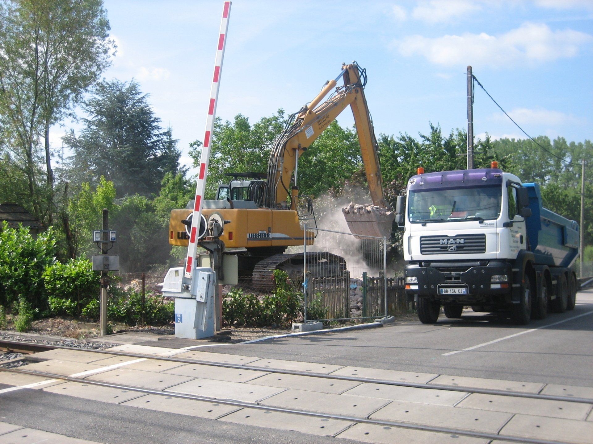 Démolition d’une structure