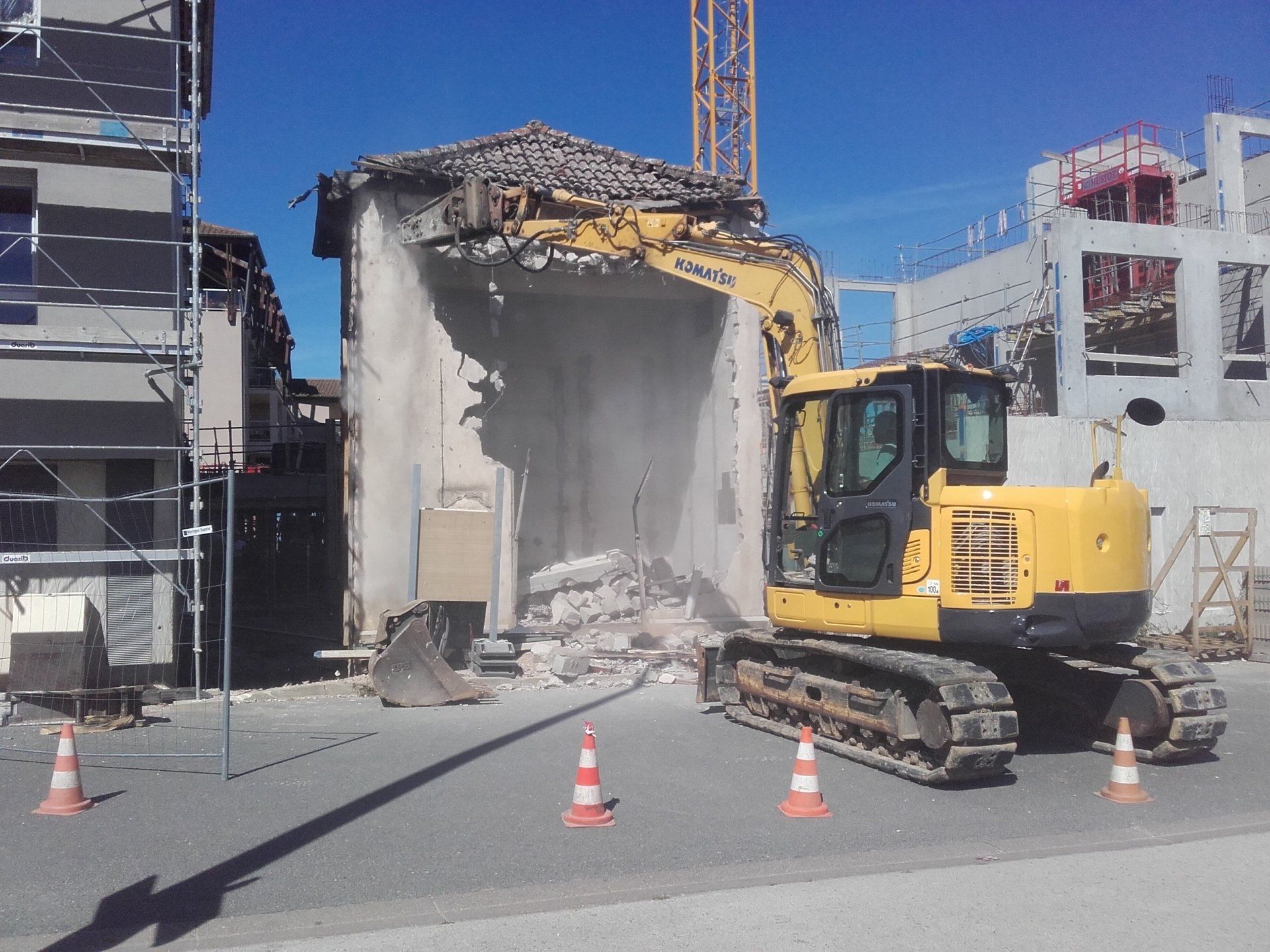 Démolition d’une maison individuelle