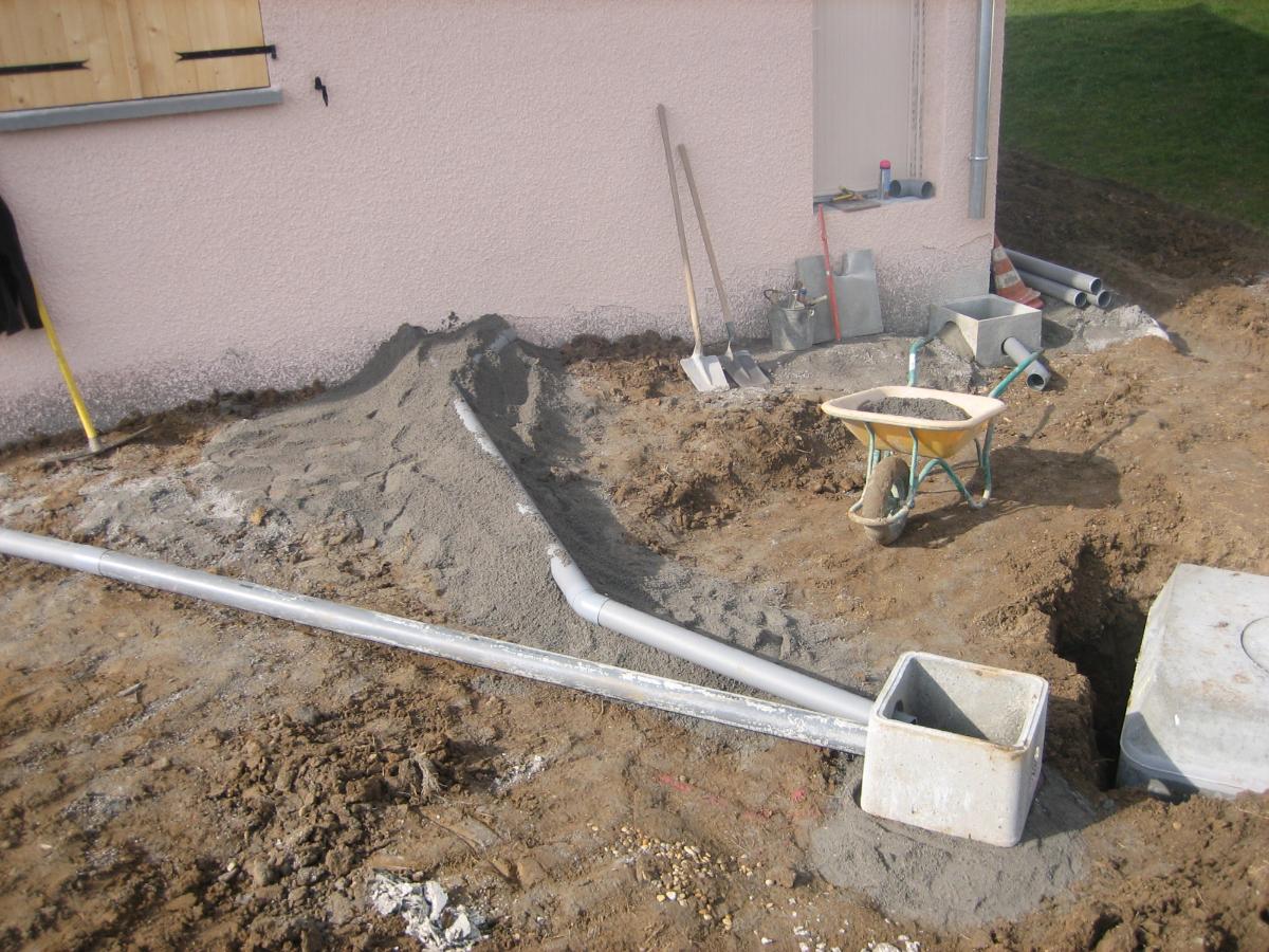 Terrassement de maison