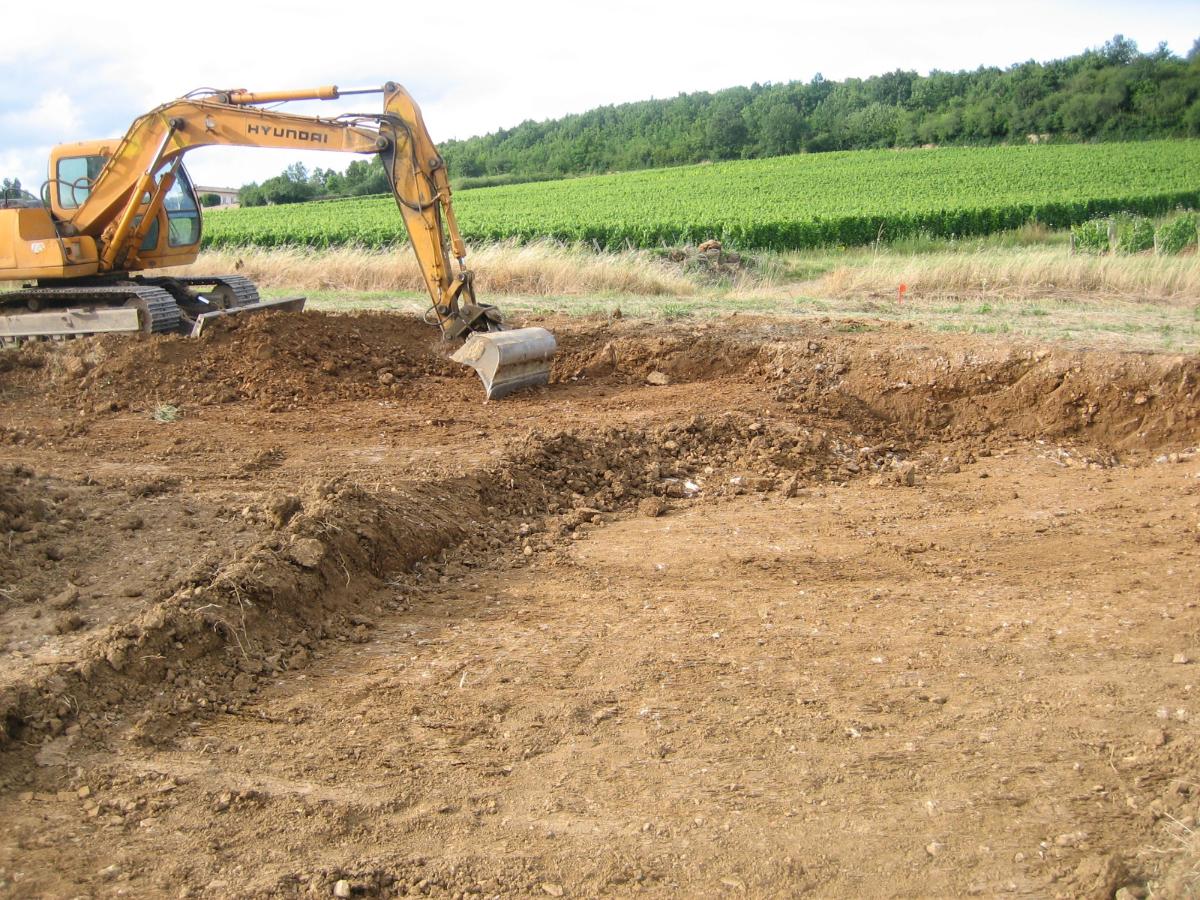 Terrassement de terrain