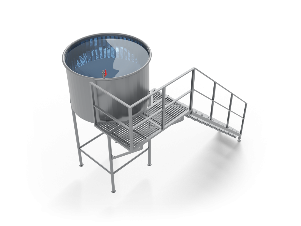Roe cooling tank