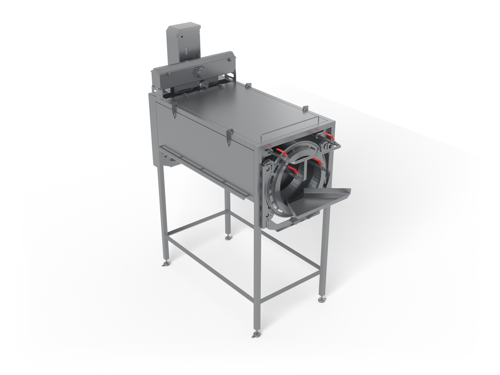 Washing drum for liver processing