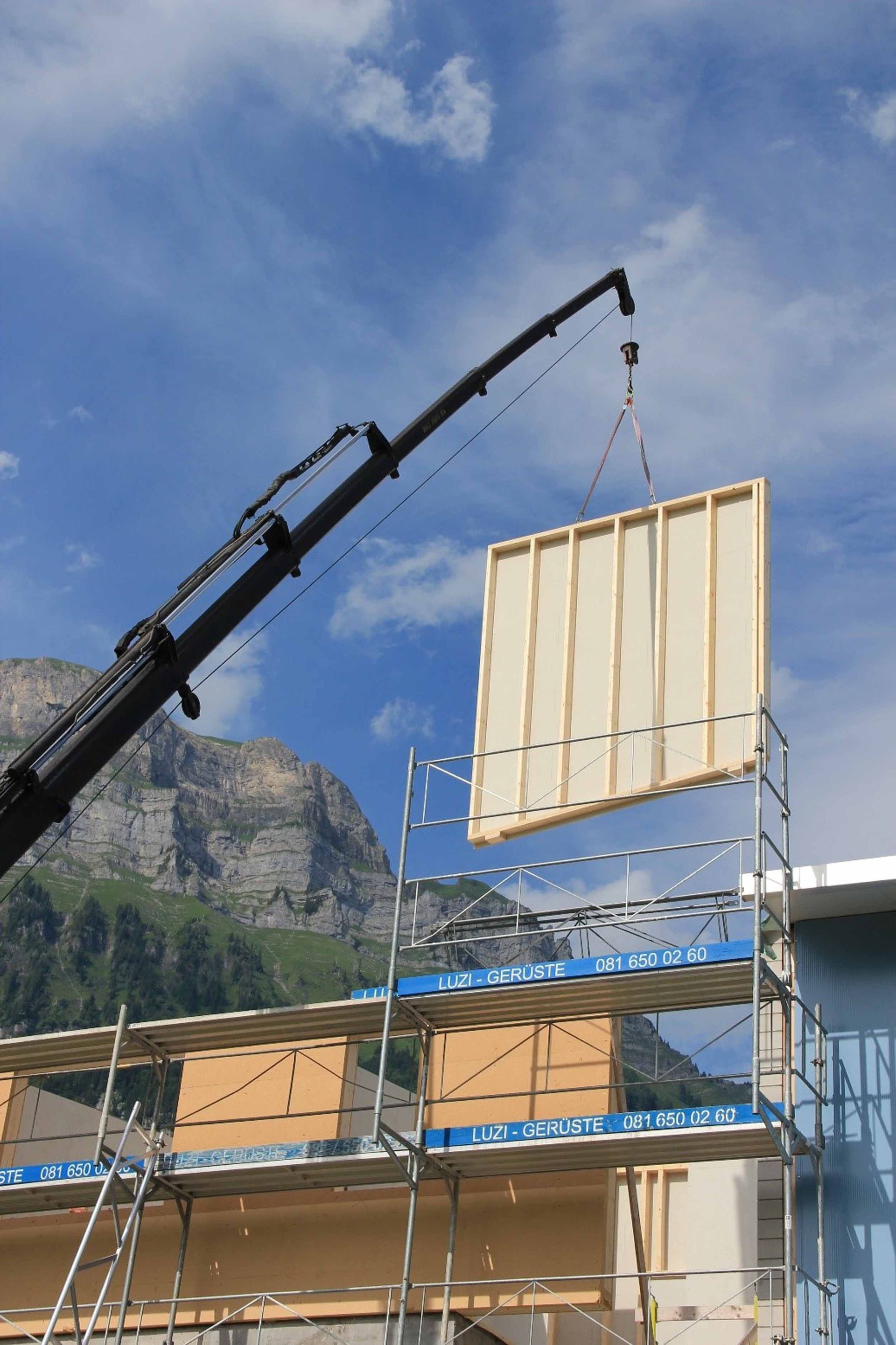 Wandelement Holzbau - Bruwild Montagen GmbH