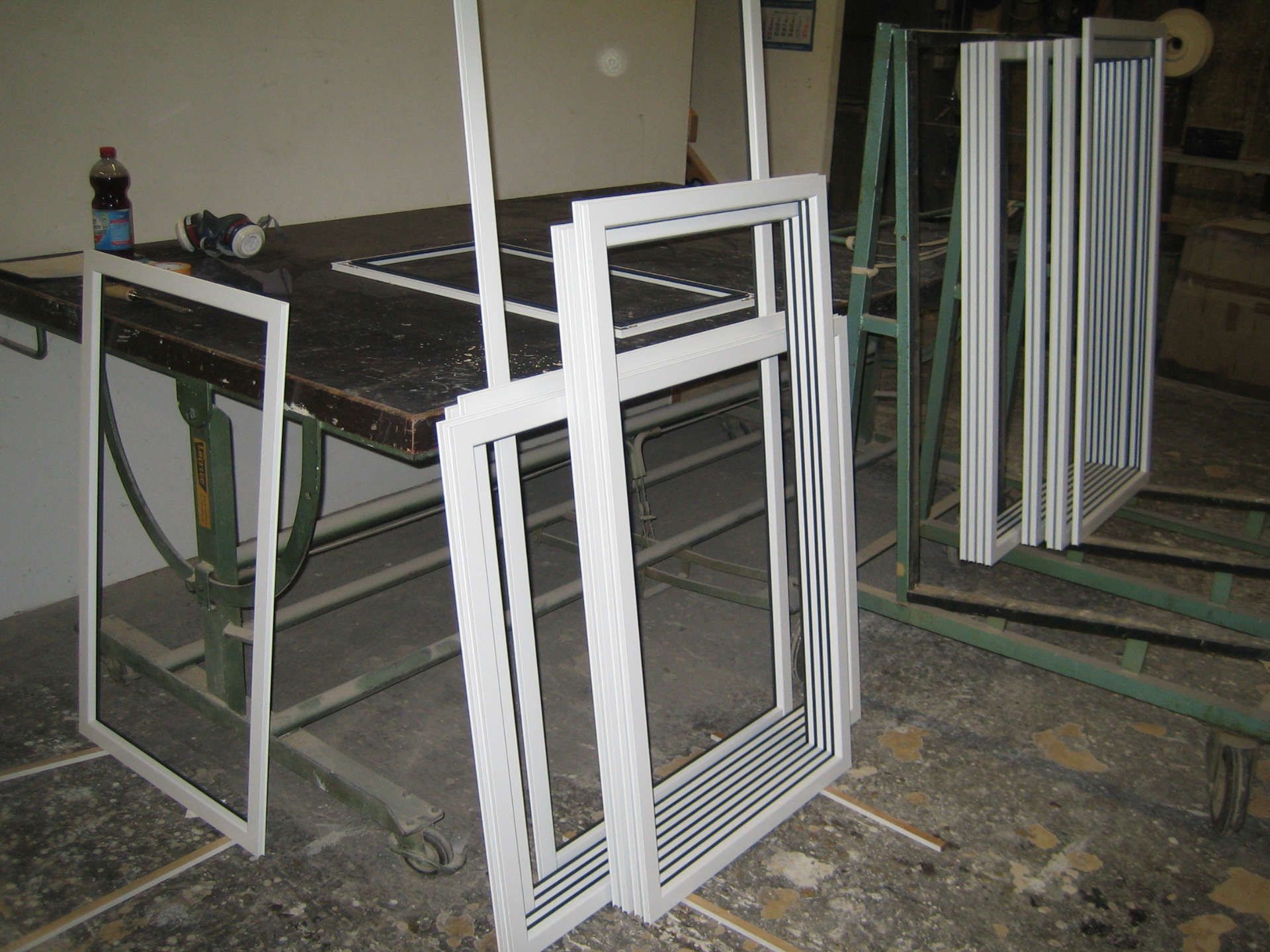 Kunststoffrahmen für Fenster