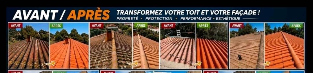 Comparaison avant/après d'un champ labouré avec des rangées de terre et de cultures orangées, illustrant la transformation de l'exploitation.