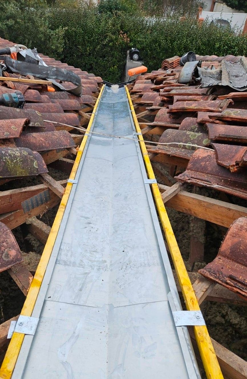 Des travaux de zinguerie