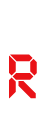 Lettre r rouge du logo de l'entreprise