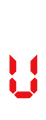 Lettre u rouge du logo de l'entreprise