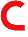 Lettre C rouge du logo de l'entreprise