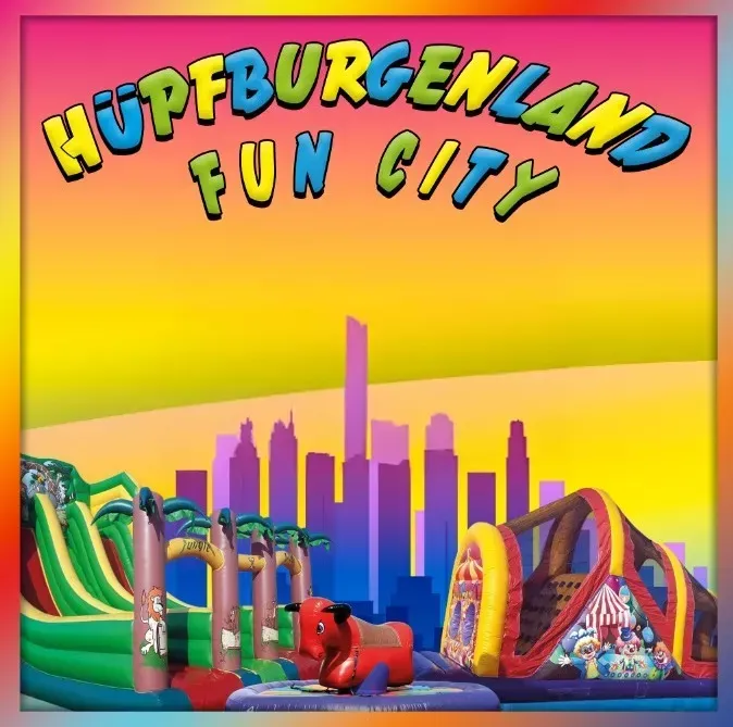 Hüpfburgenland Fun City Logo