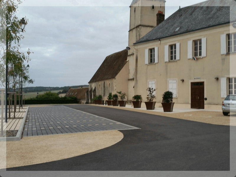 Aménagement place de la mairie