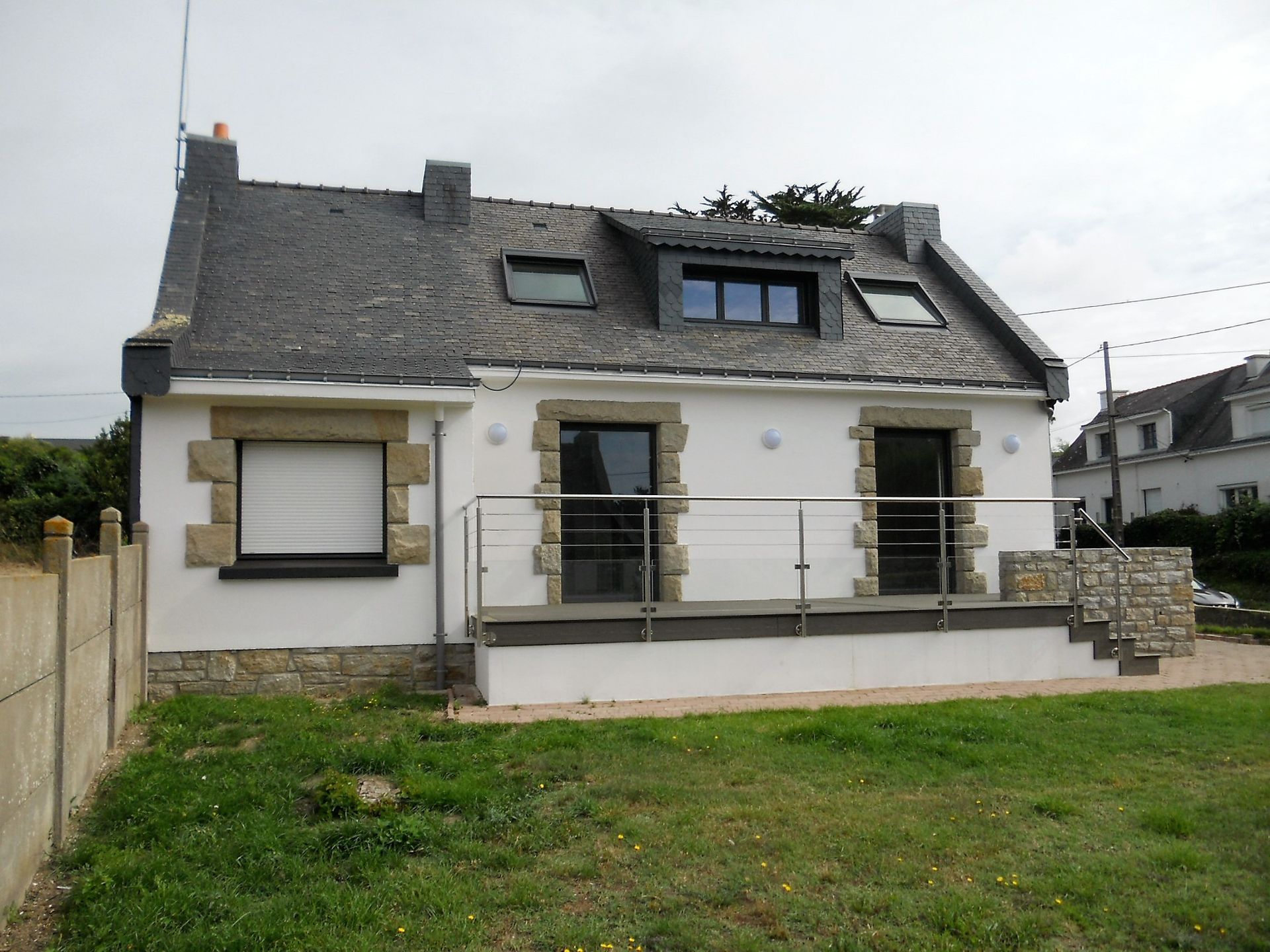 Terrasse vue de loin