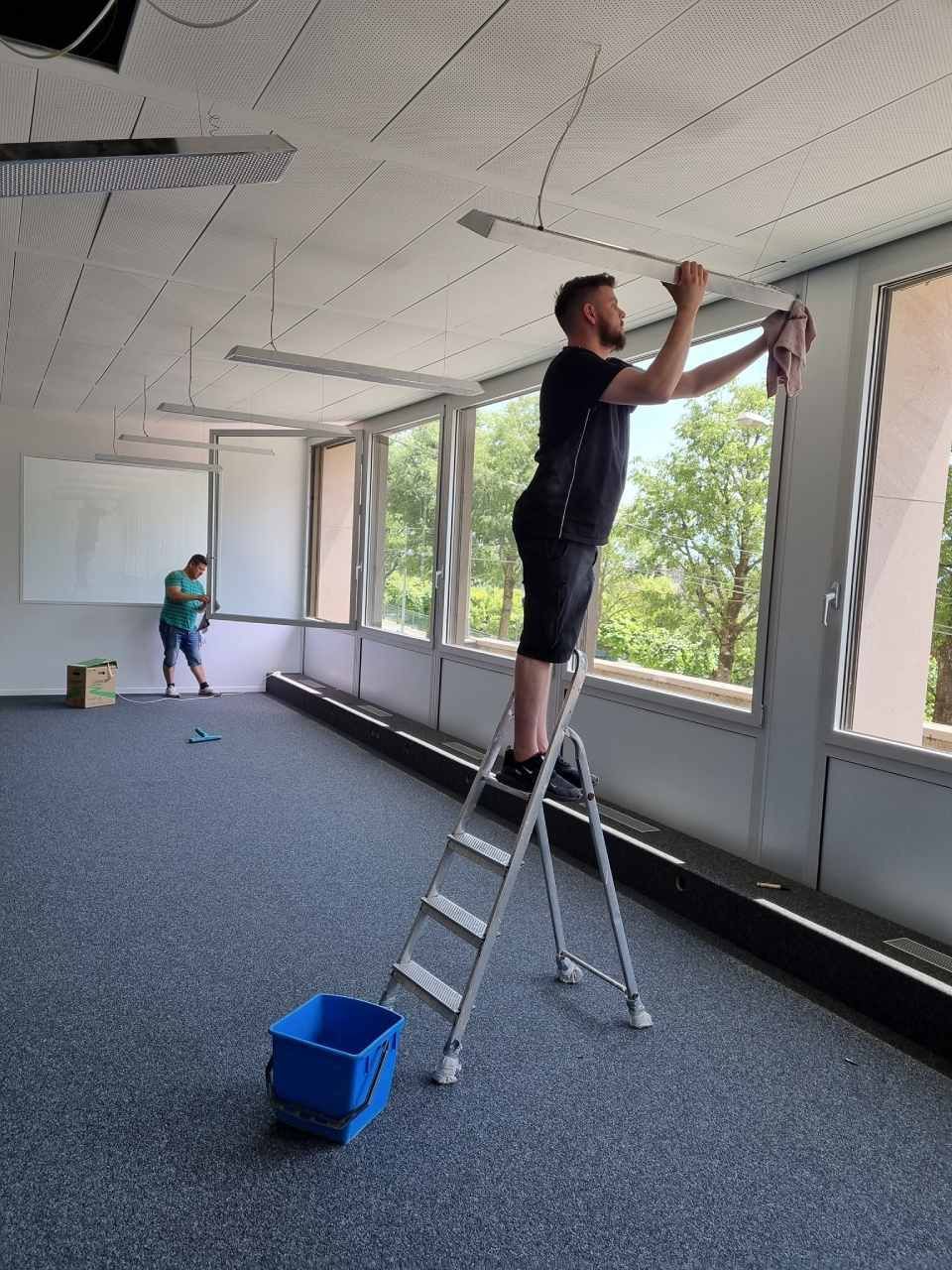 installation de luminaires