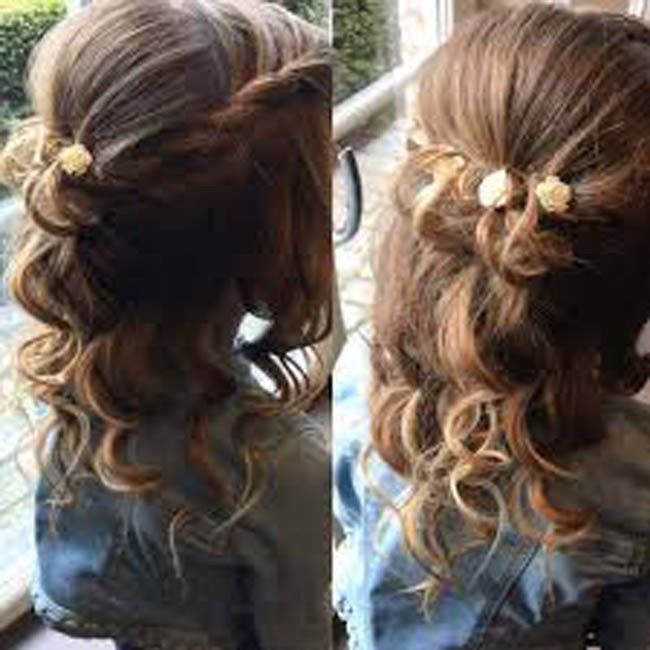 Haar met speldjes