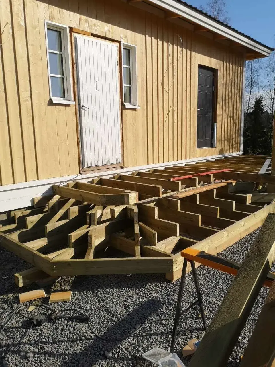 Terassin pohjarakenteet