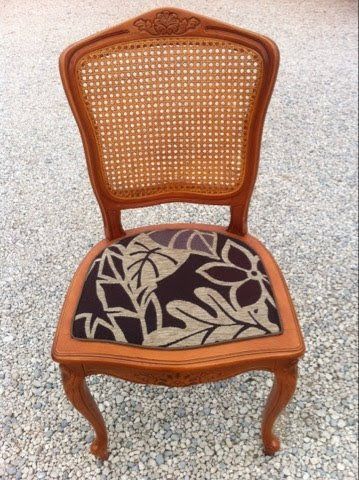 chaise tapissée