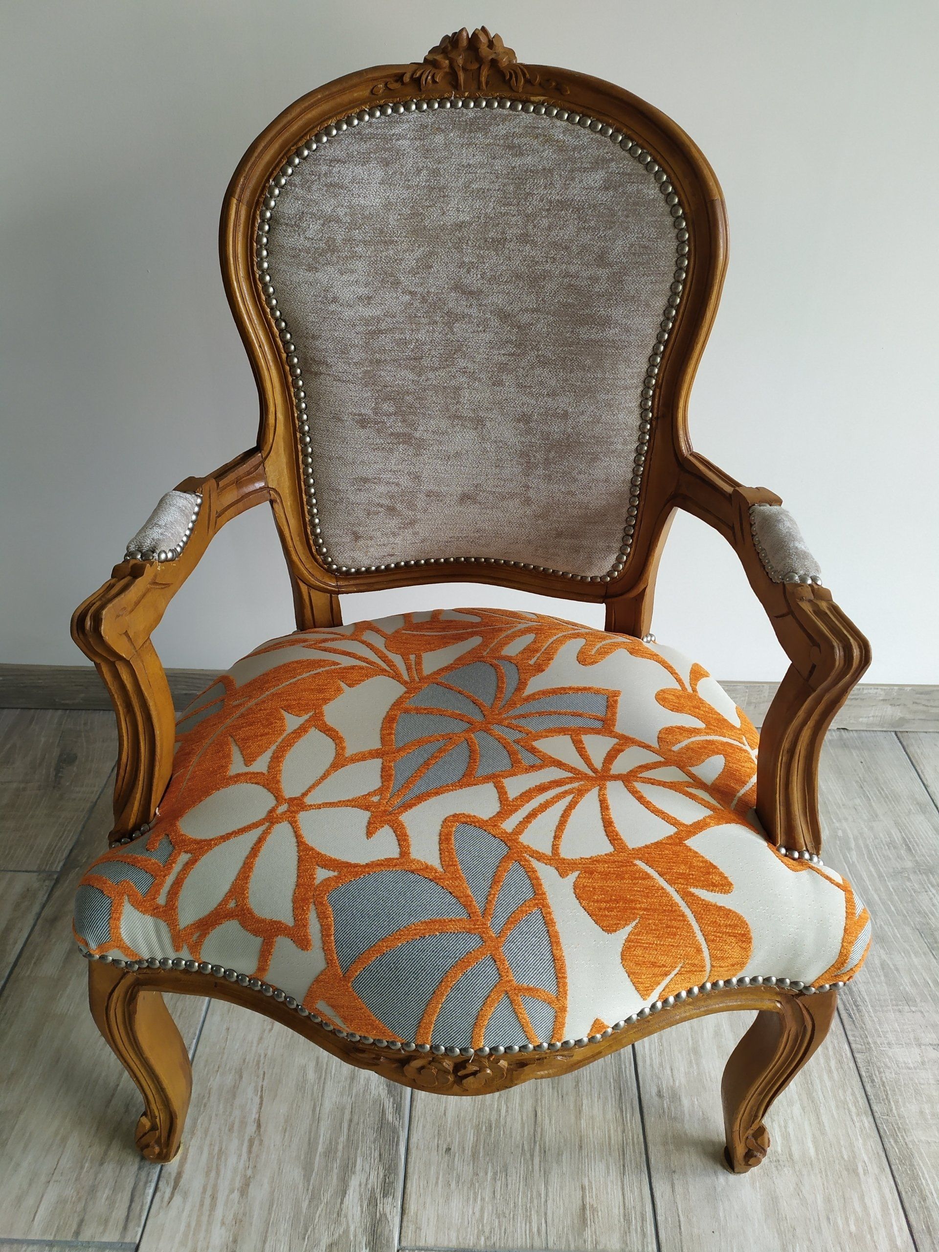 fauteuil assise orange