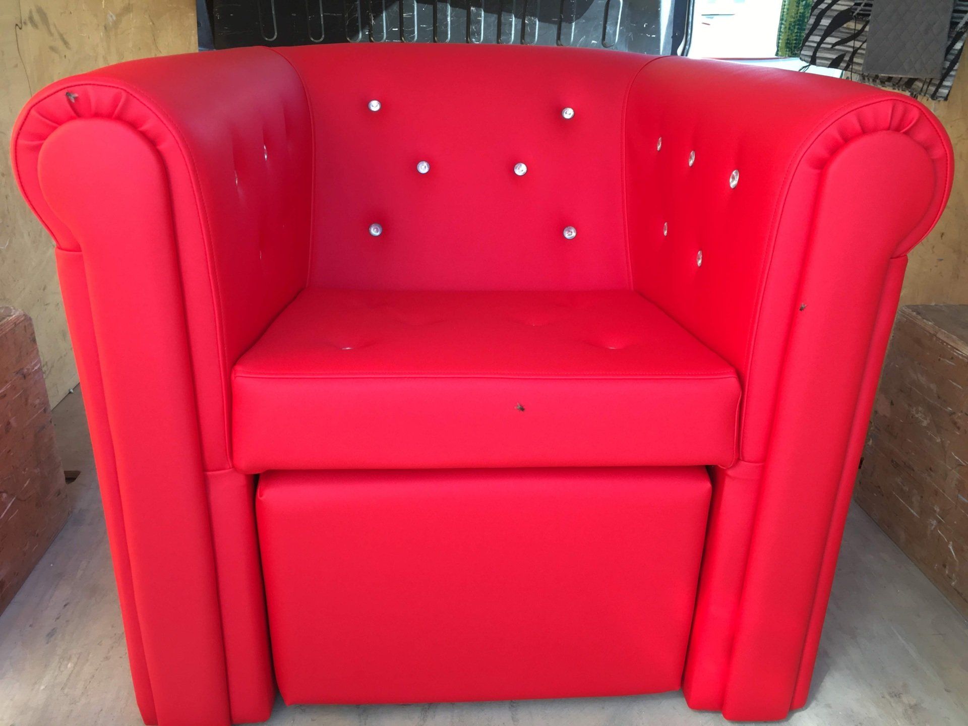 fauteuil rose