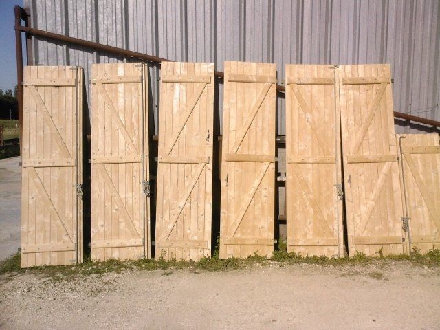 battants en bois