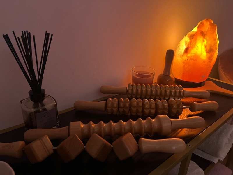Rulli di legno per massaggi