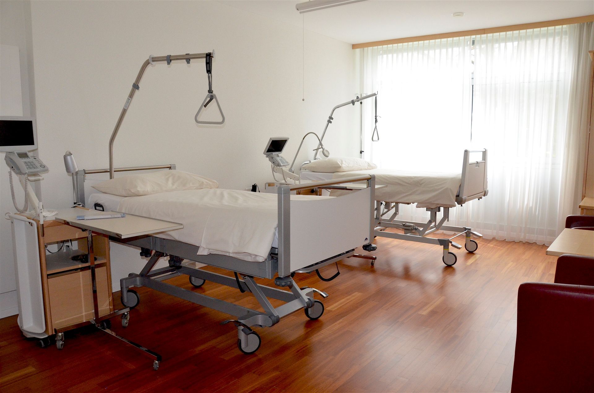 Patientenzimmer Hirslanden Klinik Meggen