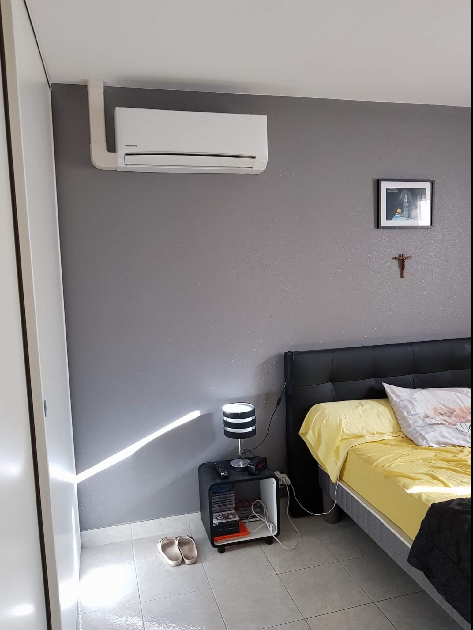 Pompe à chaleur dans une chambre